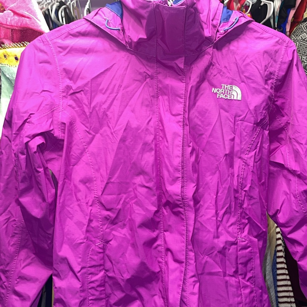 NORTH FACE Pink performance jacket sz XS Like New fall winter ski jacket hyvent